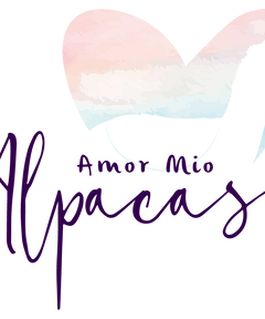 Amor Mio Alpacas Logo – Representing premium, handcrafted alpaca fiber clothing and accessories. Sustainable, hypoallergenic, and inspired by nature.