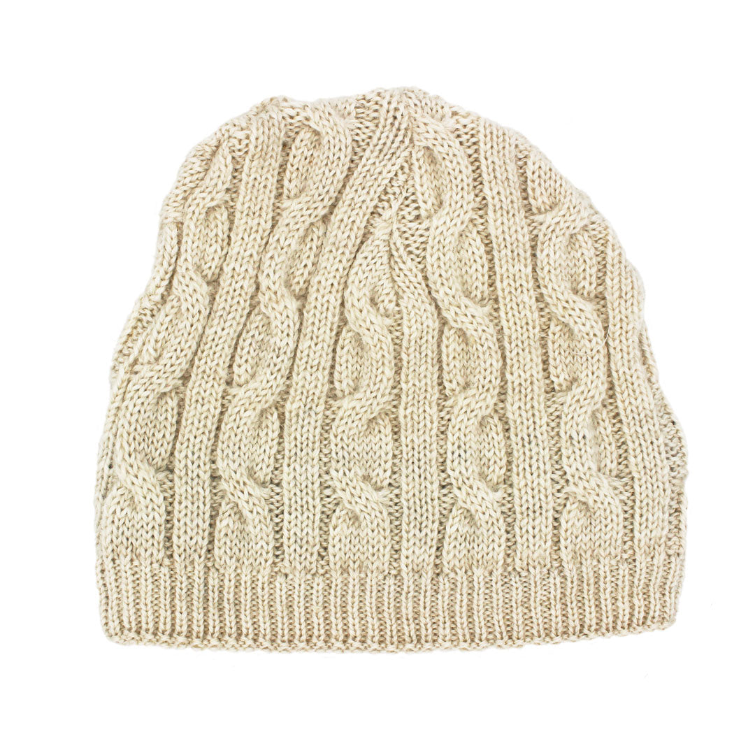 Cable Alpaca Beanie – Amor Mio Alpacas