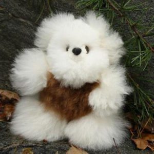 Fluffy White And Brown Bear