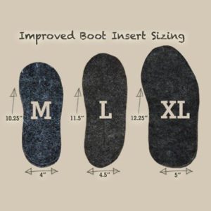 Size Chart For Book Inserts